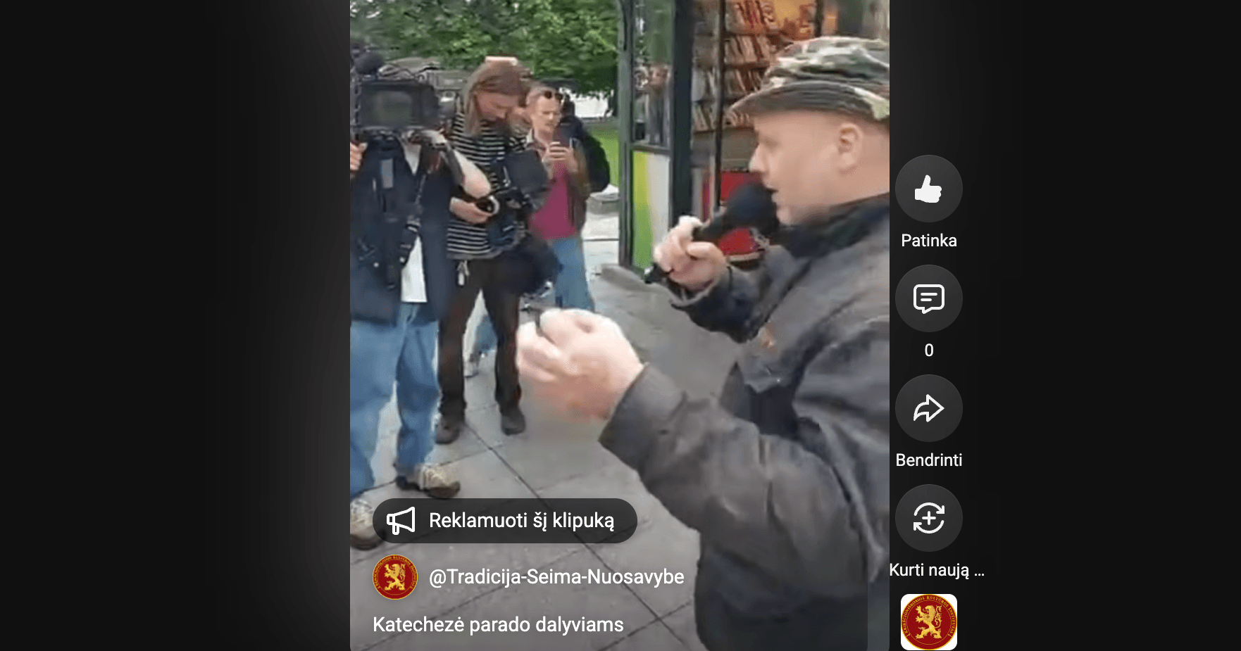 „Katechezė“ LGBTQ+ parado dalyviams Vilniuje